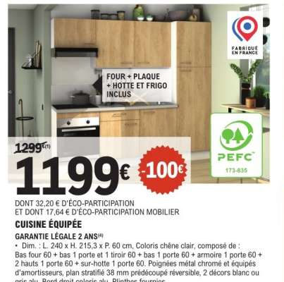 CUISINE ÉQUIPÉE