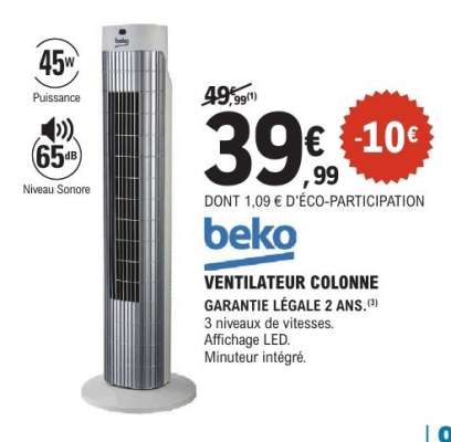 Ventilateur colonne