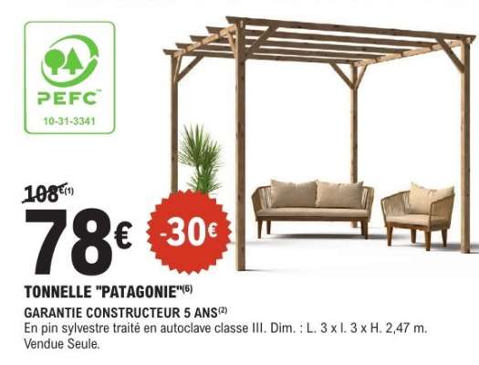 TONNELLE "PATAGONIE"