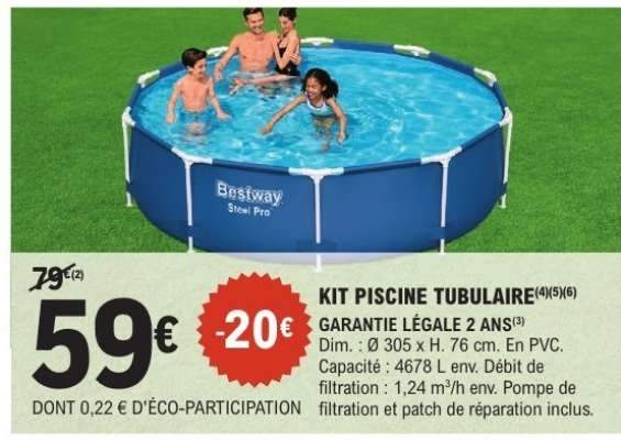 Kit Piscine Tubulaire