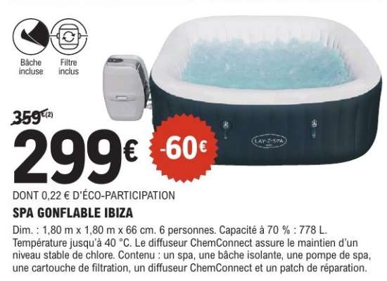 SPA GONFLABLE IBIZA