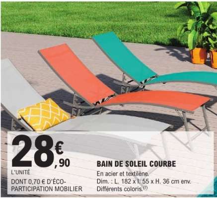 BAIN DE SOLEIL COURBE