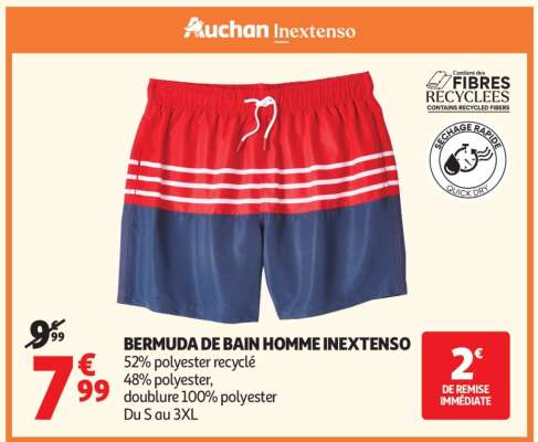 Bermuda De Bain Homme Inextenso