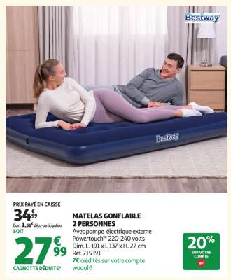 Matelas Gonflable 2 Personnes