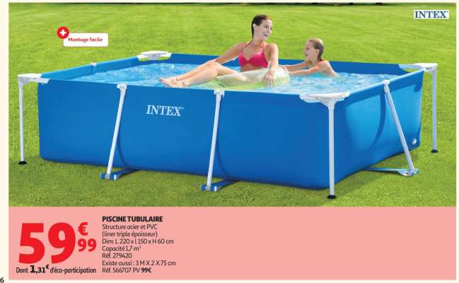 Piscine Tubulaire