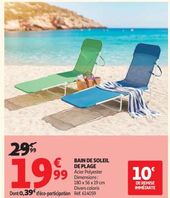BAIN DE SOLEIL DE PLAGE