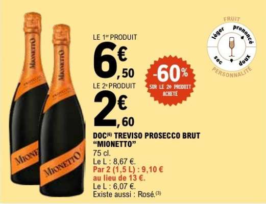 DOC Treviso Prosecco Brut "Mionetto"