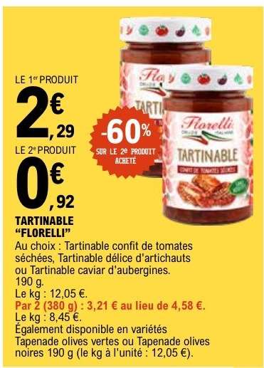 TARTINABLE “FLORELLI”