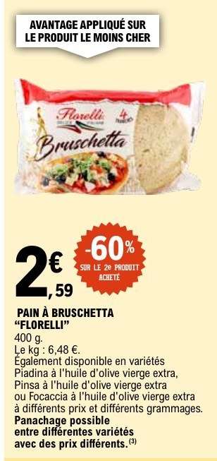 PAIN À BRUSCHETTA “FLORELLI”