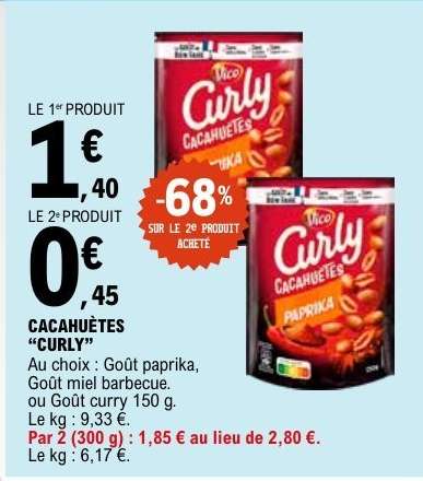 Cacahuètes CURLY