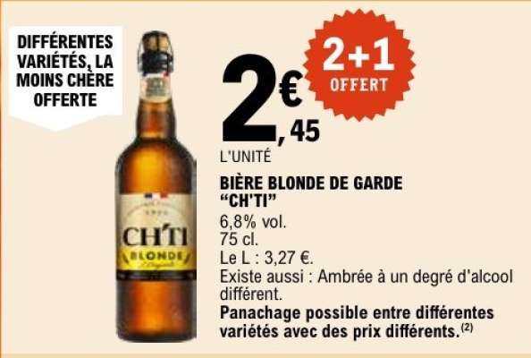 BIÈRE BLONDE DE GARDE "CH'TI"