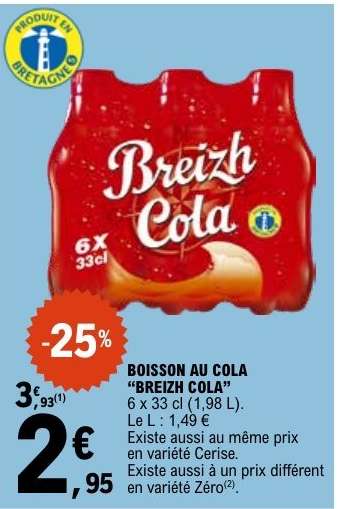 BOISSON AU COLA “BREIZH COLA”