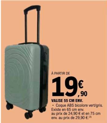 VALISE 55 CM ENV.