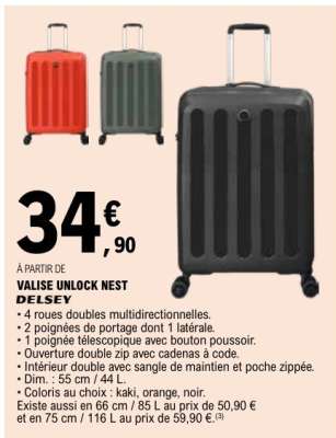 VALISE UNLOCK NEST DELSEY