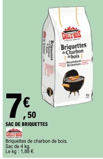 SAC DE BRIQUETTES