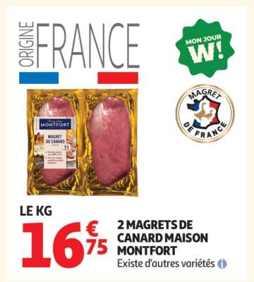 2 Magrets De Canard Maison Montfort