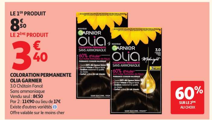 COLORATION PERMANENTE OLIA GARNIER