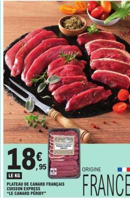 PLATEAU DE CANARD FRANÇAIS CUISSON EXPRESS "LE CANARD PÉRIDY"