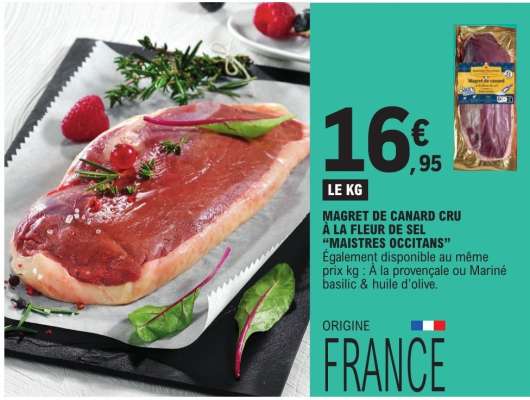 Magret de Canard Cru à la Fleur de Sel 'Maistres Occitans'