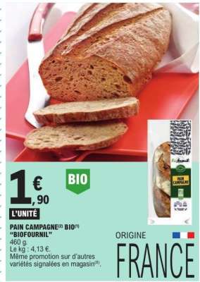 PAIN CAMPAGNE BIO "BIOFOURNIL"