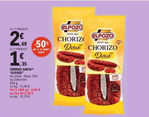 CHORIZO SARTA 'ELPOZO'