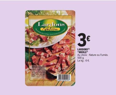 LARDONS "MERLE"