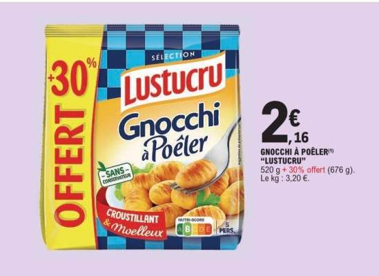 Gnocchi À Poêler Lustucru