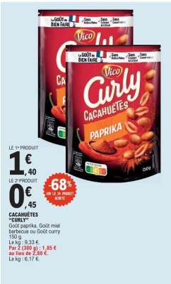 Cacahuètes CURLY