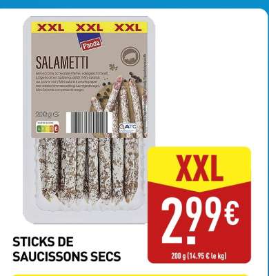 Sticks de Saucissons Secs