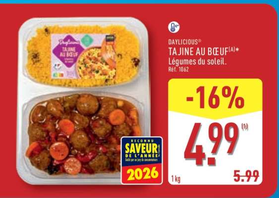 DAYLICIOUS TAJINE AU BŒUF