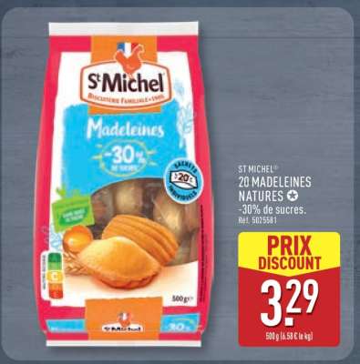 ST MICHEL® 20 MADELEINES NATURES