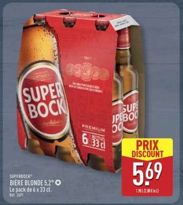 SUPERBOCK® BIÈRE BLONDE 5,2°