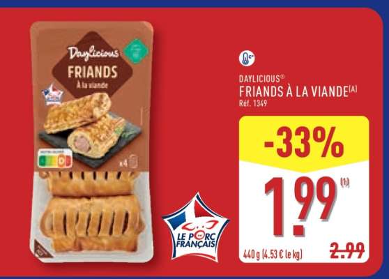 DAYLICIOUS® FRIANDS À LA VIANDE