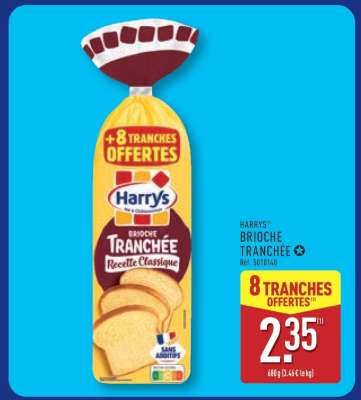 HARRYS Brioche tranchée