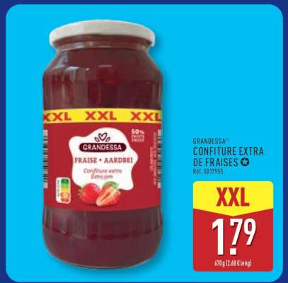 GRANDESSA CONFITURE EXTRA DE FRAISES