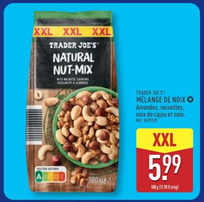 TRADER JOE'S MÉLANGE DE NOIX