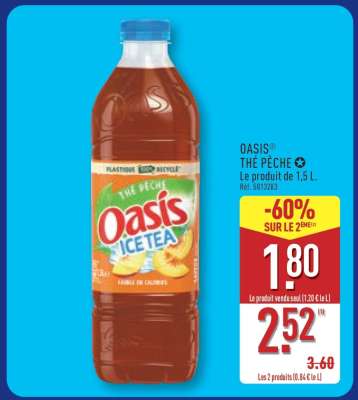 Oasis® Thé Pêche