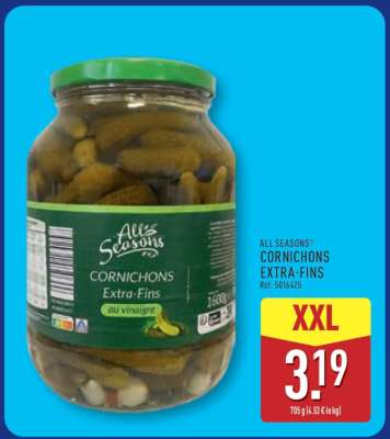 ALL SEASONS CORNICHONS EXTRA-FINS