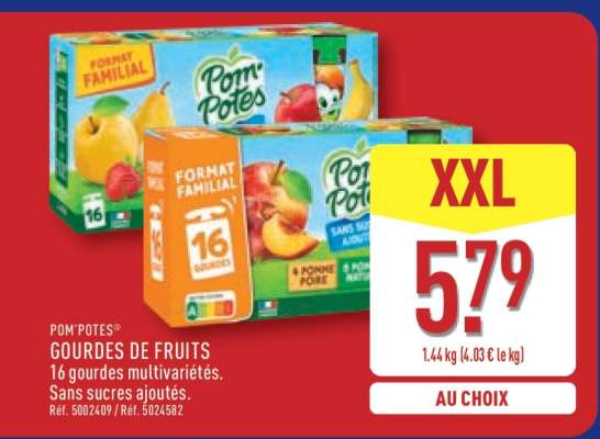 POM'POTES® GOURDES DE FRUITS
