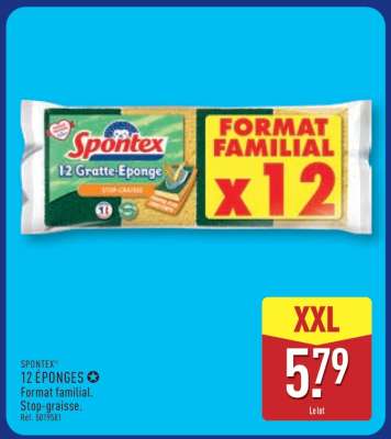Spontex 12 éponges