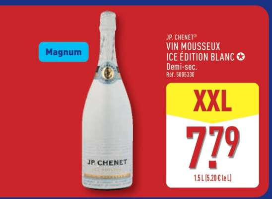 JP. CHENET Vin Mousseux Ice Édition Blanc
