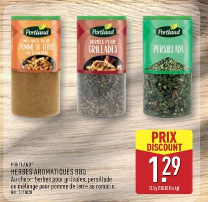 PORTLAND HERBES AROMATIQUES BBQ