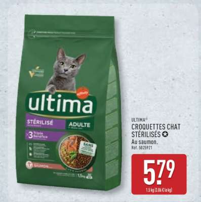 ULTIMA CROQUETTES CHAT STÉRILISÉS