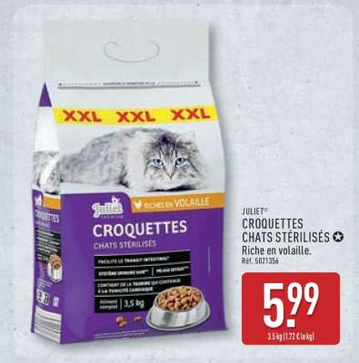 JULIET CROQUETTES CHATS STÉRILISÉS