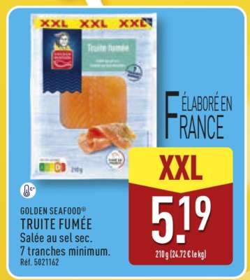 GOLDEN SEAFOOD TRUITE FUMÉE