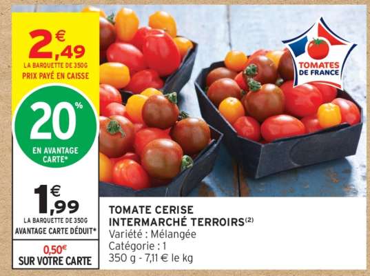 TOMATE CERISE INTERMARCHÉ TERROIRS