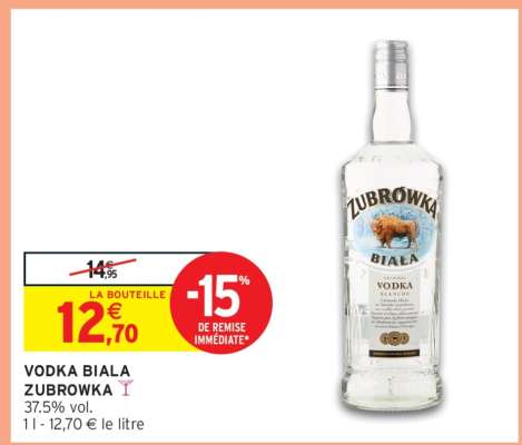 VODKA BIALA ZUBROWKA