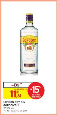 London Dry Gin GORDON'S