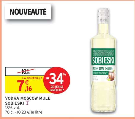 VODKA MOSCOW MULE SOBIESKI