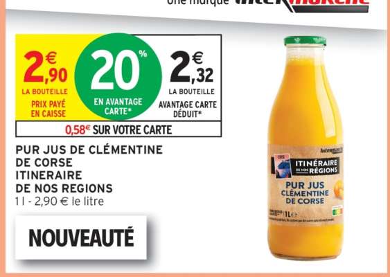 PUR JUS DE CLÉMENTINE DE CORSE ITINERAIRE DE NOS REGIONS